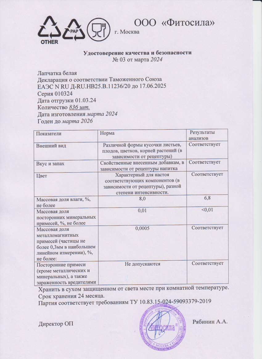 Паспорт №010324